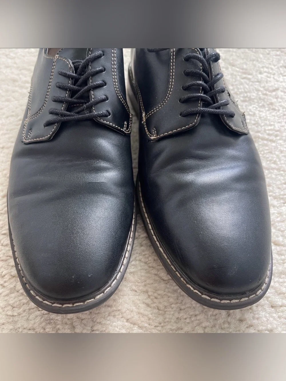 Men's Black Leather Dress Shoes - Classic Monk Strap and Lace Up Derby